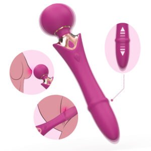Multifunctional vibrator Scepter（wine red）