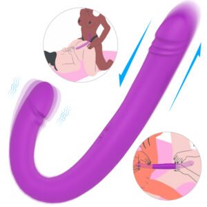 Two-way vibration male genitals Barnett（Purple）