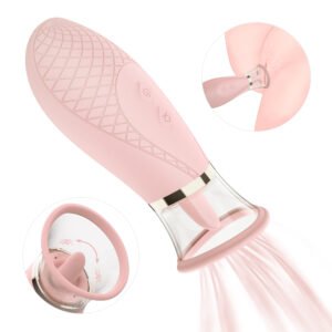 Licking tongue vibrator Honey Pistil（pink）