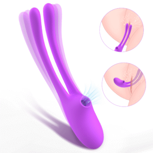 Multifunctional vibrator Rabbit Ear（Purple）