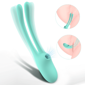 Multifunctional vibrator Rabbit Ear（Tiffany blue）