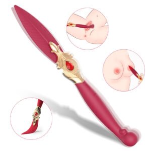 Multifunctional vibrator Whisper（Rose Red）